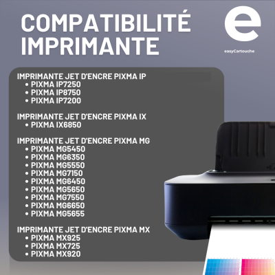 Cartouche compatible CANON PGI-550BK XL noire